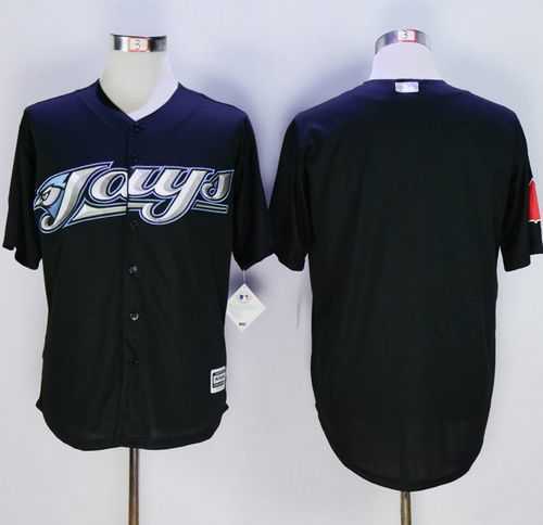 Toronto Blue Jays Customized Men's Black New Cool Base Stitched MLB Jersey,We sell and wholesale Toronto Blue Jays Customized Men's Black New Cool Base Stitched MLB Jersey on line form chian!